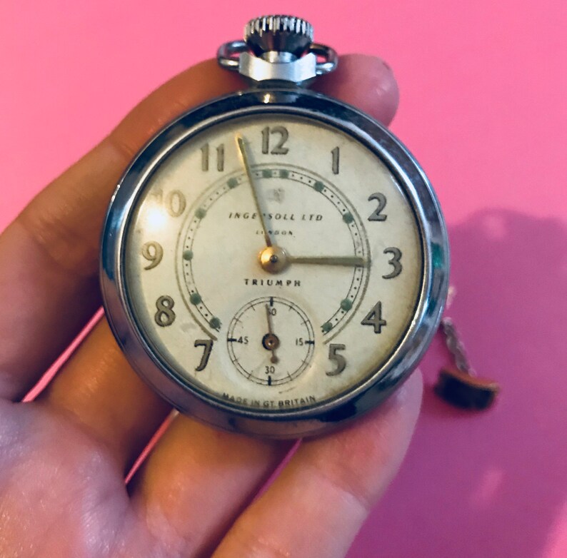 Ingersoll Triumph pocket watch - vintage stylish item